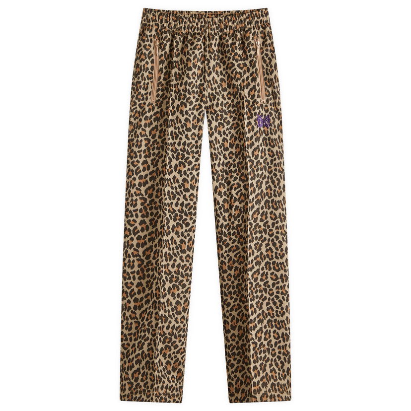 Träningsbyxor Needles Needles Track Pants Leopard Print Brun | QV316-B