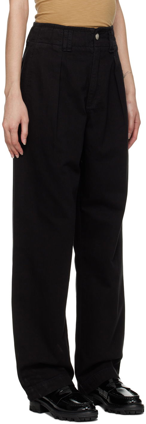Byxor rag & bone rag & bone Pleated Trousers Svart | WDD22H2933F2BL, 1