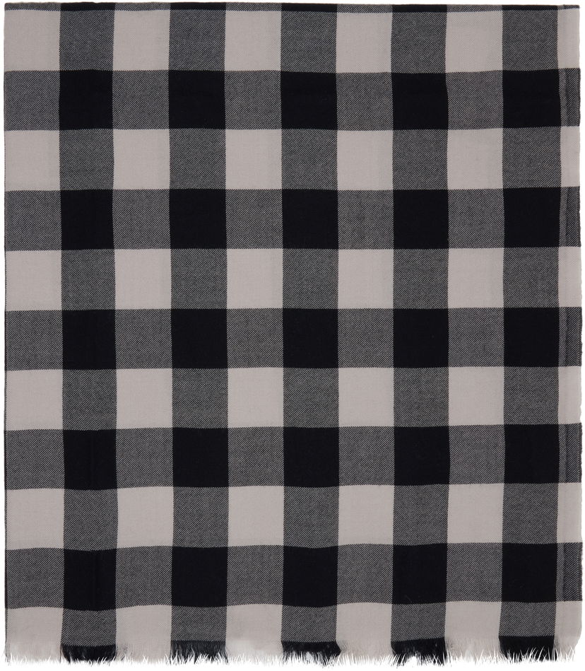 Halsduk Rick Owens Rick Owens Jumbo Plaid Scarf Flerfärgad | RU02E1463 SCARJP