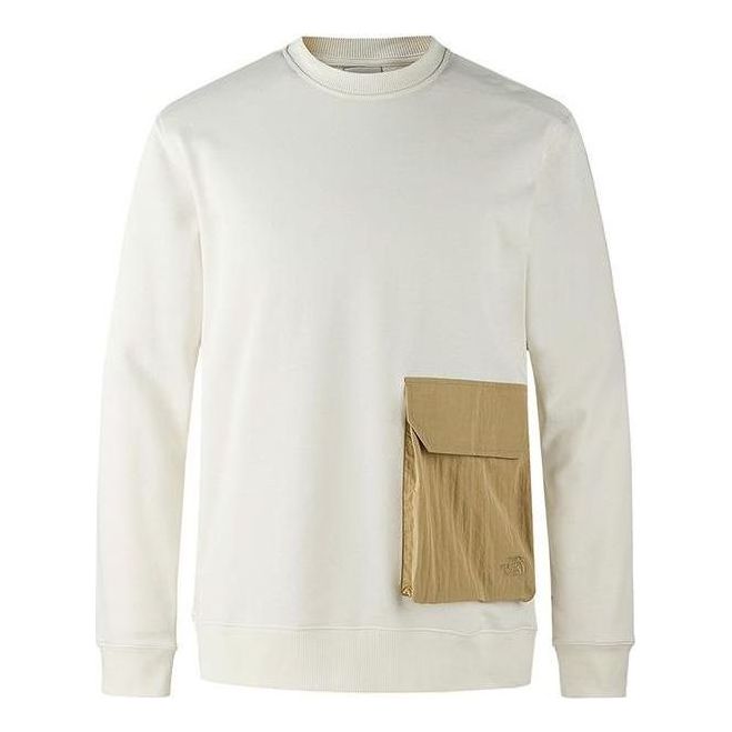 Sweater The North Face Hybrid Pocket Crew Sweatshirt Vit | NF0A87UT-QLI