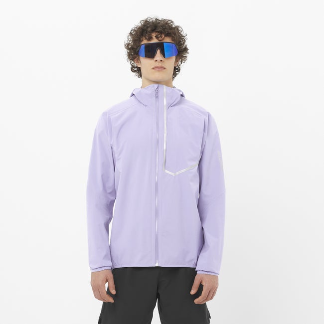Vindjacka Salomon Bonatti Trail Running Jacket Purpur | LC2673600
