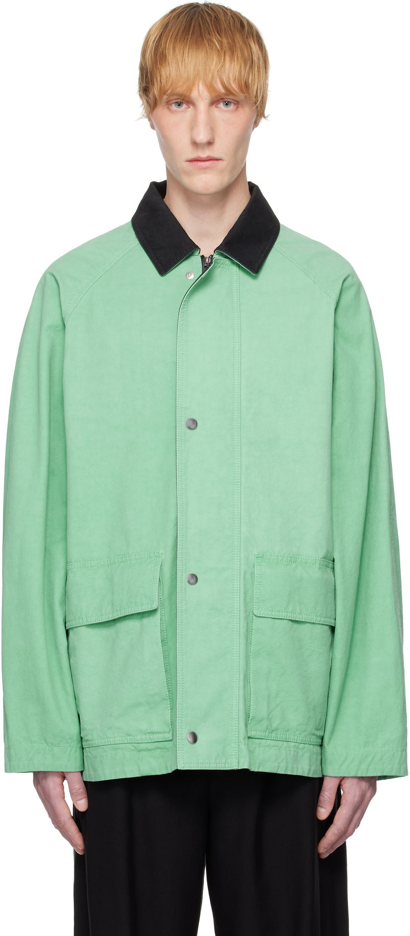 Jacka The Row The Row Diano Chore Jacket Grön | 936-W3912