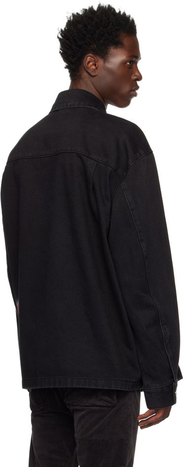 Jacka We11done We11done Loose Fit Denim Shirt Svart | WD-DJ3-22-312-U-BK, 2