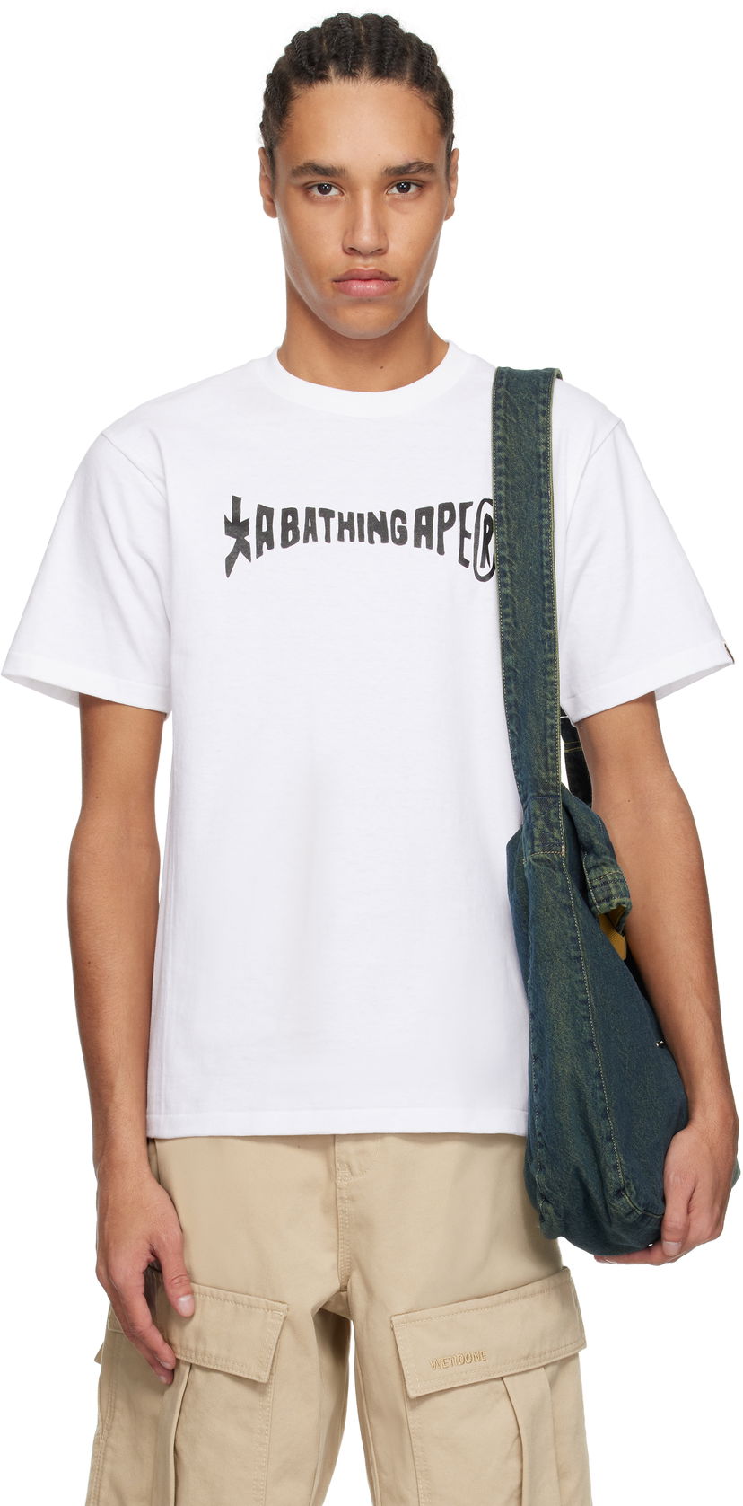 T-shirt BAPE A Bathing Ape Souvenir T-Shirt Vit | 001TEK801053M