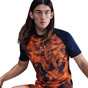 T-shirt Nike Dri-FIT Academy+ All Over Print Training T-Shirt Mörkblå | hv1824-494, 4