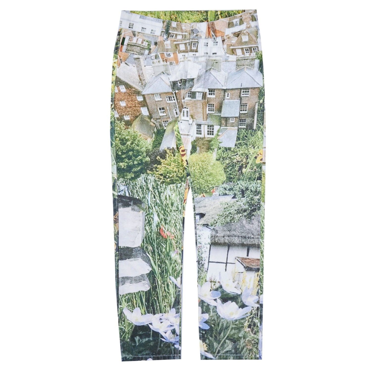 Jeans Pleasures Garden 5 Pocket Denim Pants Grön | P22W042-MULTI, 0