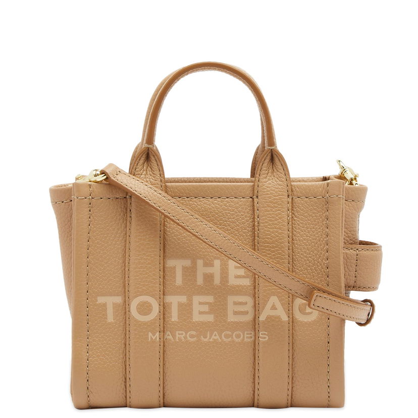 Tygpåse Marc Jacobs Marc Jacobs The Crossbody Tote Bag Beige | H053L01RE22-230