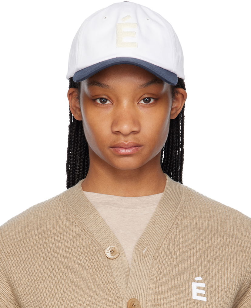Keps Études Two Tone Baseball Cap Vit | E24NM912A01800