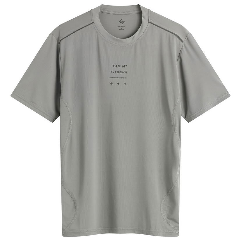 T-shirt Represent Clo 247 Short Sleeve Runner T-Shirt Grå | 247M100018-44