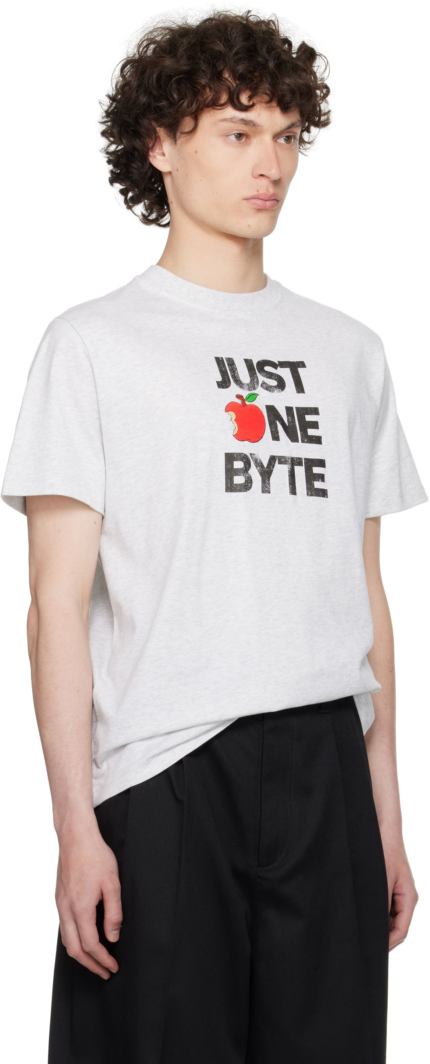 T-shirt Coperni Coperni Disney 'Just One Byte' Boxy T-Shirt Grå | DJS03F5028BMEN, 1