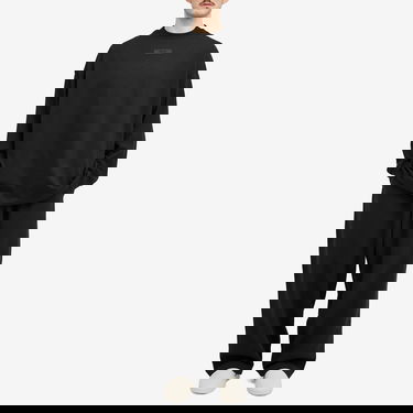 T-shirt Fear of God ESSENTIALS Spring Tab Long Sleeve T-Shirt Svart | 125SP244204F, 4