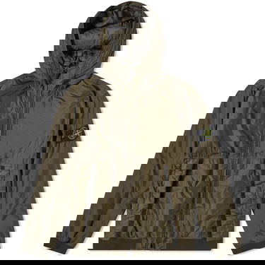 Jacka Stone Island Crinkle Reps Hooded Down Jacket Grön | 7915408-V0058, 0