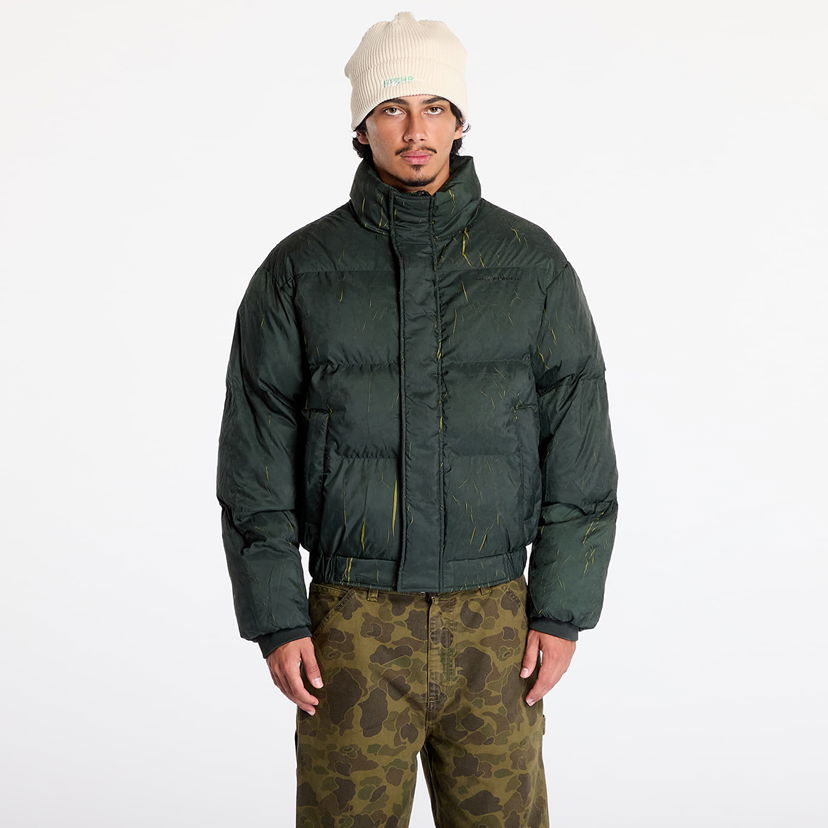 Pufferjacka DAILY PAPER Renako Puffer Jacket Jet Black Svart | 2421110