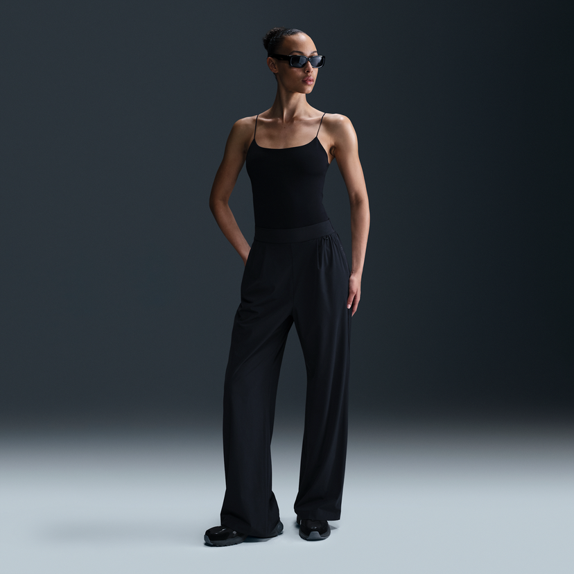 Byxor Nike Dri-FIT 24.7 PerfectStretch High-Waisted Wide-Leg Pants Svart | HM8389-010