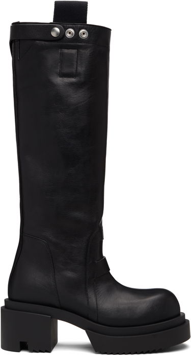 Sneakers och skor Rick Owens Rick Owens Concordians Pull On Mega Tractor Boots Svart | RU02E1834 LOO, 0