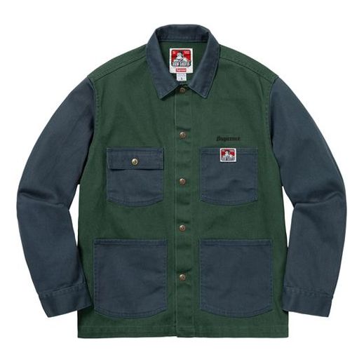 Skjorta Supreme Ben Davis Chore Coat Grön | SUP-FW19-384