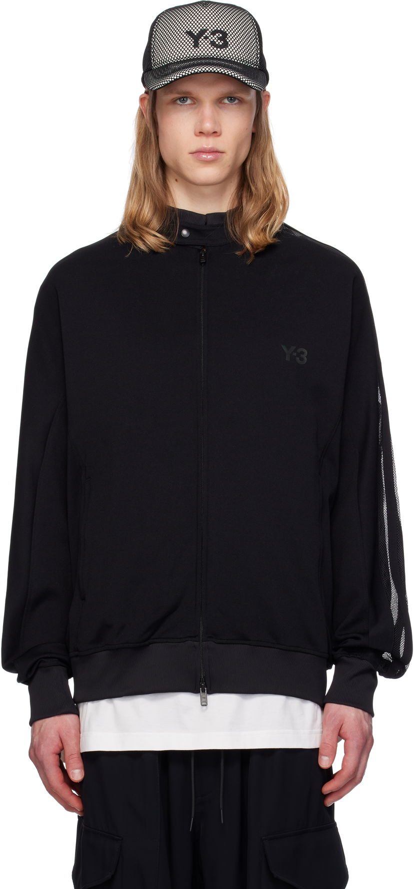 Bomberjacka Y-3 Y-3 3 Stripes Track Jacket Svart | JN4988