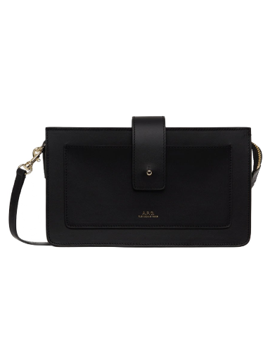 Axelväska A.P.C. Albane Clutch Bag Svart | PXAWV-F63320
