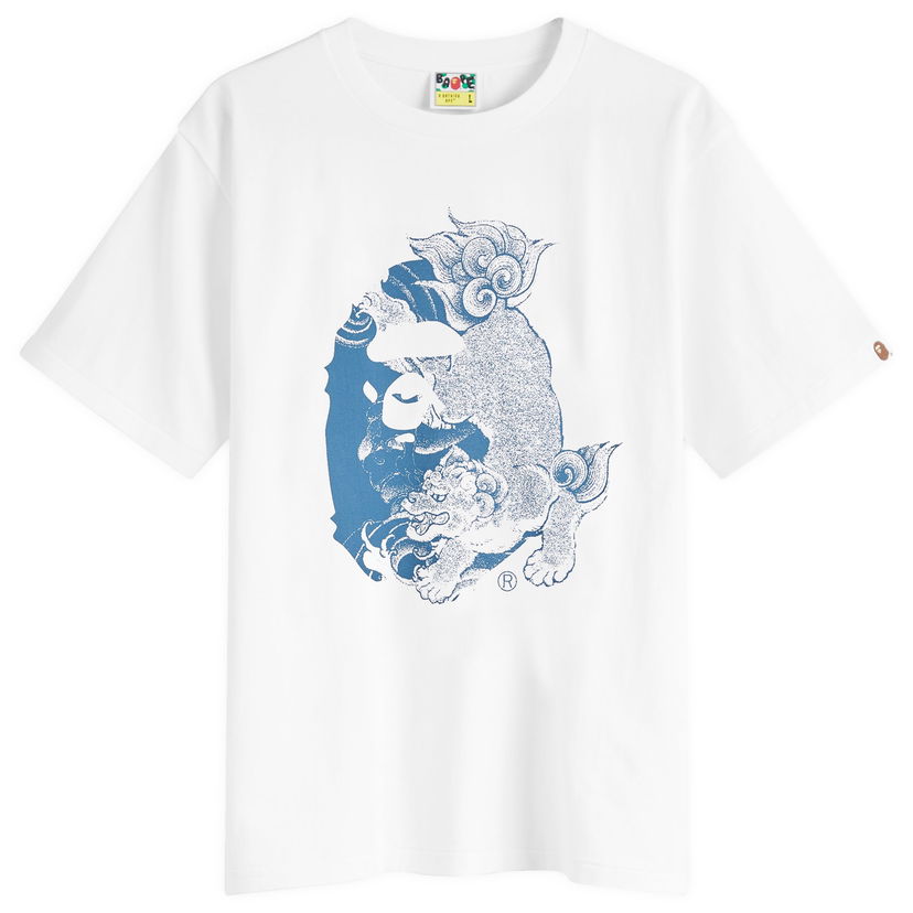 T-shirt BAPE Japanese Tattoo Graphic T-Shirt Vit | 001TEK801029M-WHT