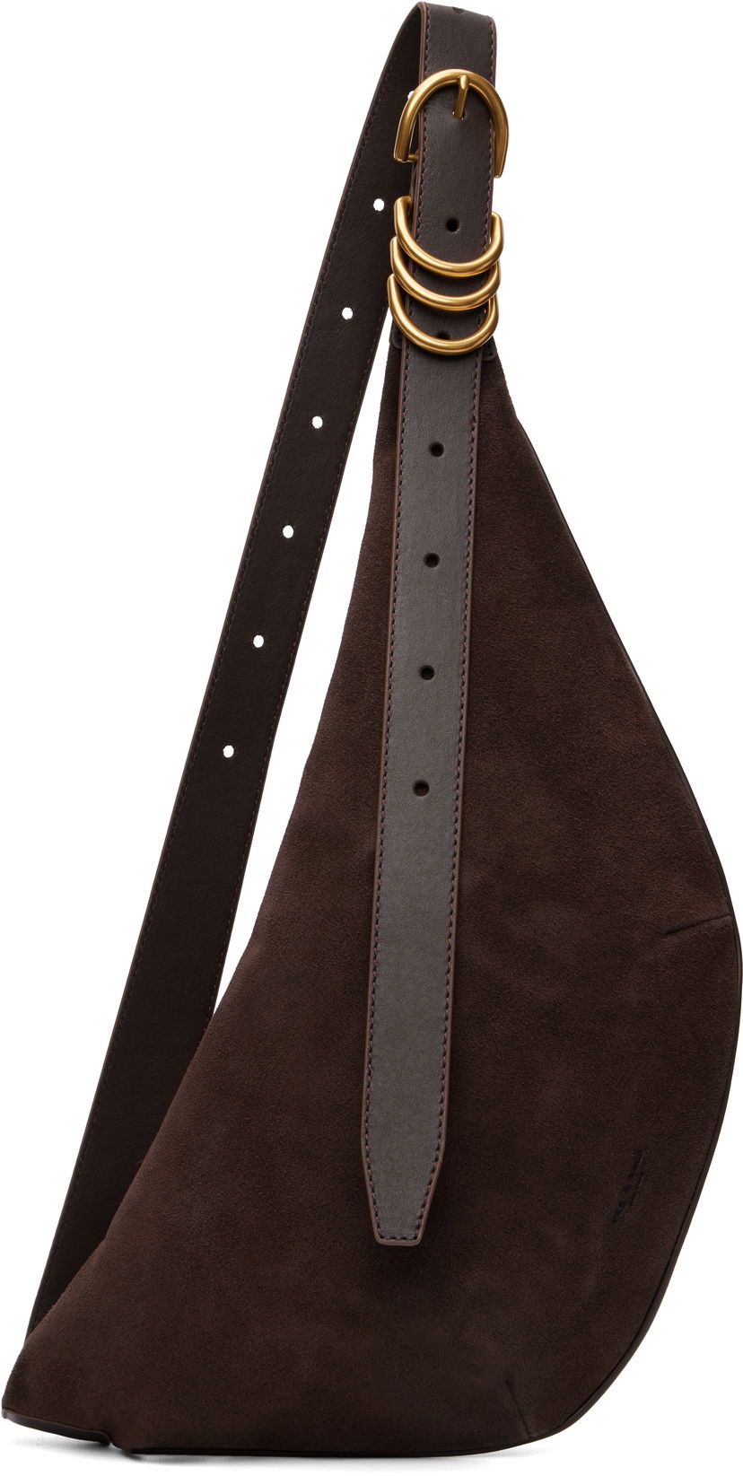 Axelväska rag & bone Rag & Bone Brooklyn Suede Sling Bag Brun | SD100229