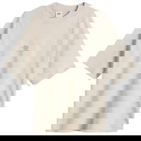 Washed High Neck Boxy T-Shirt, Size Small