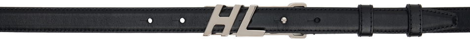 Bälten Helmut Lang Helmut Lang Leather Logo Belt Svart | O05HM001, 0
