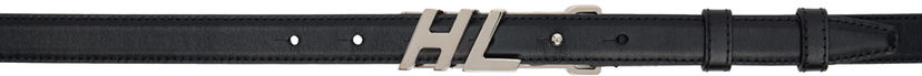 Bälten Helmut Lang Helmut Lang Leather Logo Belt Svart | O05HM001