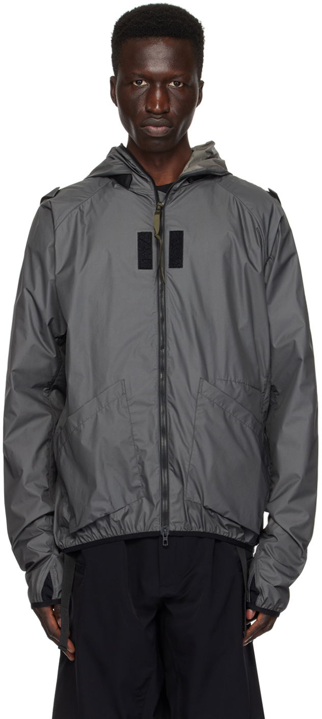 Vindjacka Acronym ACRONYM J118-WS Hooded Shell Jacket Grå | J118-WS