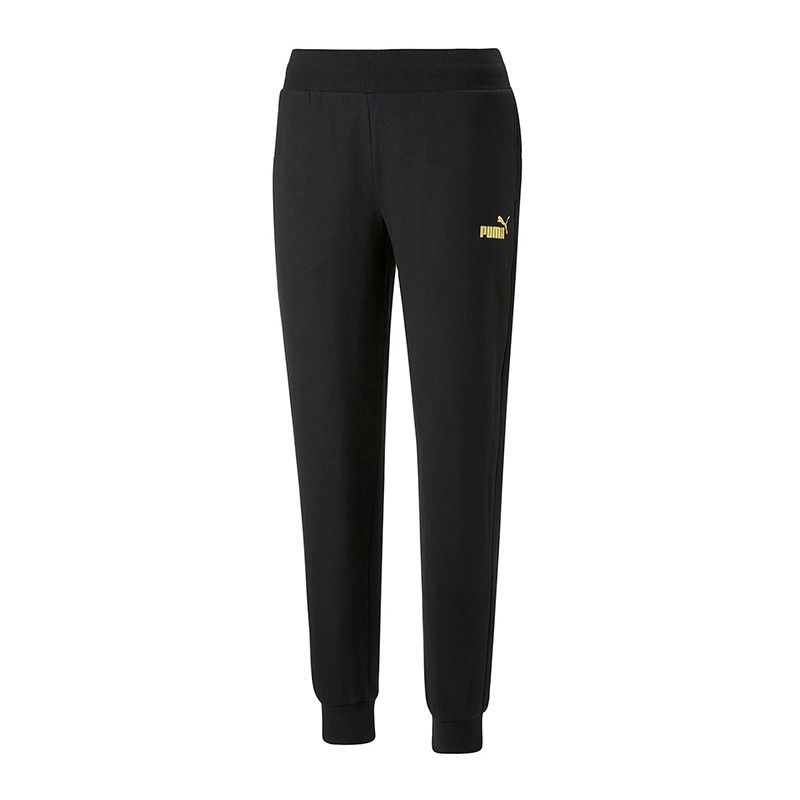 Träningsbyxor Puma Essentials Metallic Sweatpants Svart | 849959-01