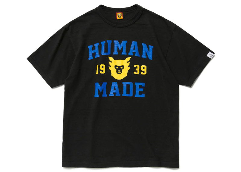 T-shirt Human Made Face Logo Graphic Tee Svart | HM23TE029