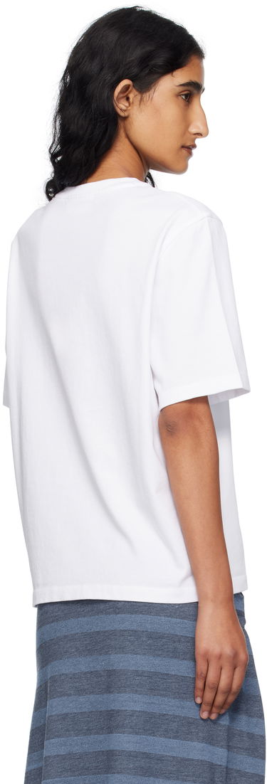 T-shirt MAISON KITSUNÉ Maison Kitsuné Handwriting Comfort T-Shirt Vit | PW00114KJ0119, 2