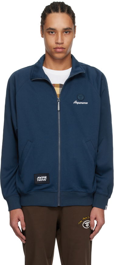 Sweatshirt AAPE by A Bathing Ape AAPE by A Bathing Ape 'AAPE Now' Zip-Up Sweater Blå | AAPSWMC319XXNNYX, 0