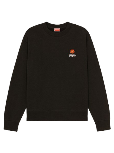 Sweatshirt KENZO Boke Crest Classic Sweatshirt Svart | FD55SW4404MF.99J