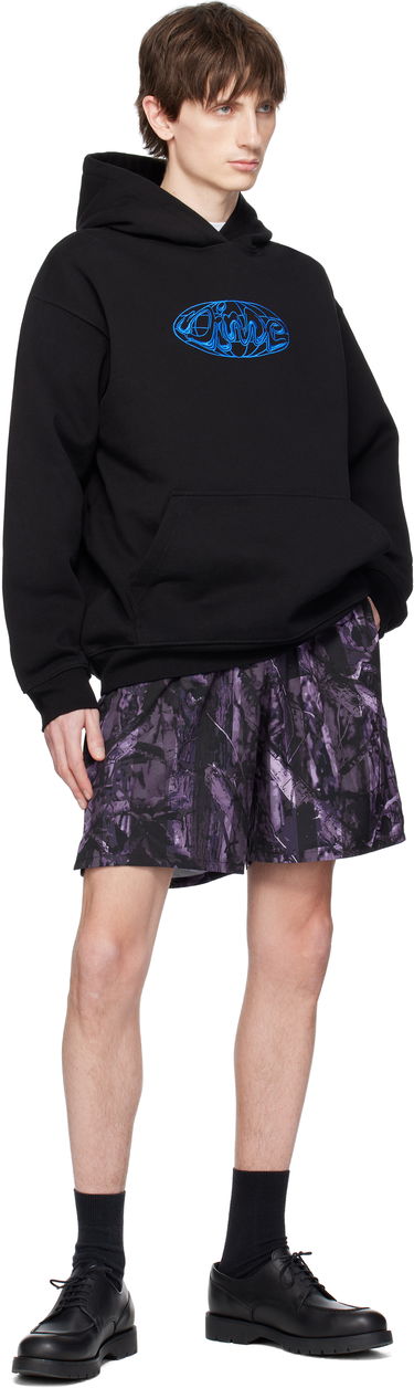 Sweatshirt Dime Globe Hoodie Svart | DIMESP2540BLK, 3