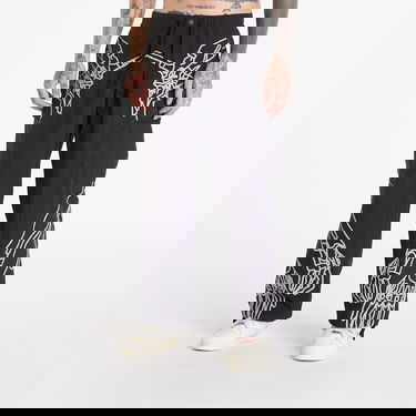 Cargo byxor Pleasures Eva-1 Cargo Pants Black Svart | P24E002 BLACK, 0