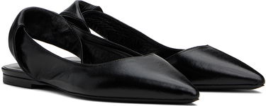 Kläder BY FAR BY FAR Yasha Slingback Flats Svart | MWFFC024LL002BK001PL, 3
