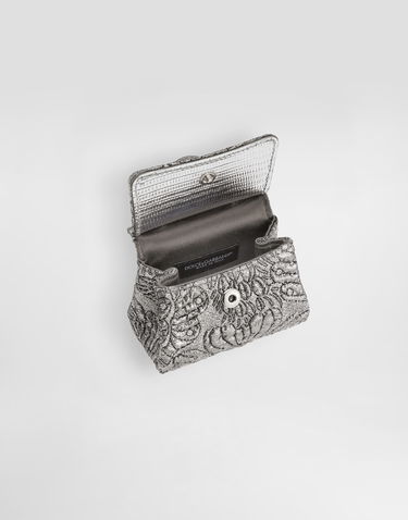Nyckelringar Dolce & Gabbana Brocade Airpods Case Keychain Onesize Metallisk | BI3260AR81780998, 2