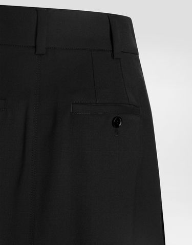 Kjol Dolce & Gabbana Bi-stretch Sallia Pleated High-Waist Midi Skirt Svart | F4C6DTFUBGCN0000, 3
