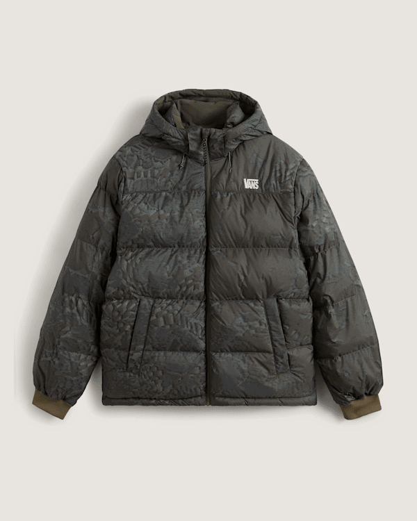 Pufferjacka Vans Bridgewood Reversible Puffer Jacket Grön | VN000PJ7KCZ, 0