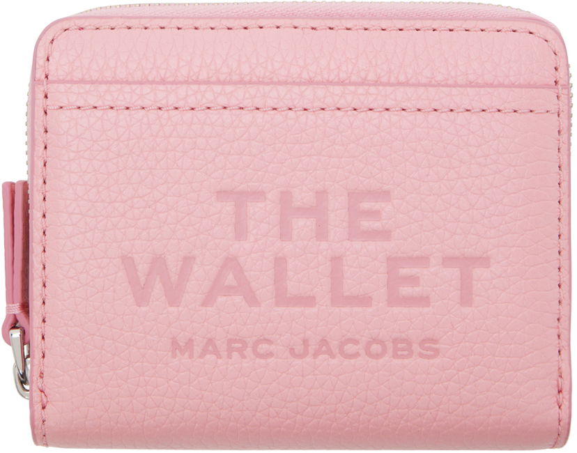 Plånbok Marc Jacobs Marc Jacobs 'The' Leather Mini Compact Wallet Rosa | 2R3SMP044S10