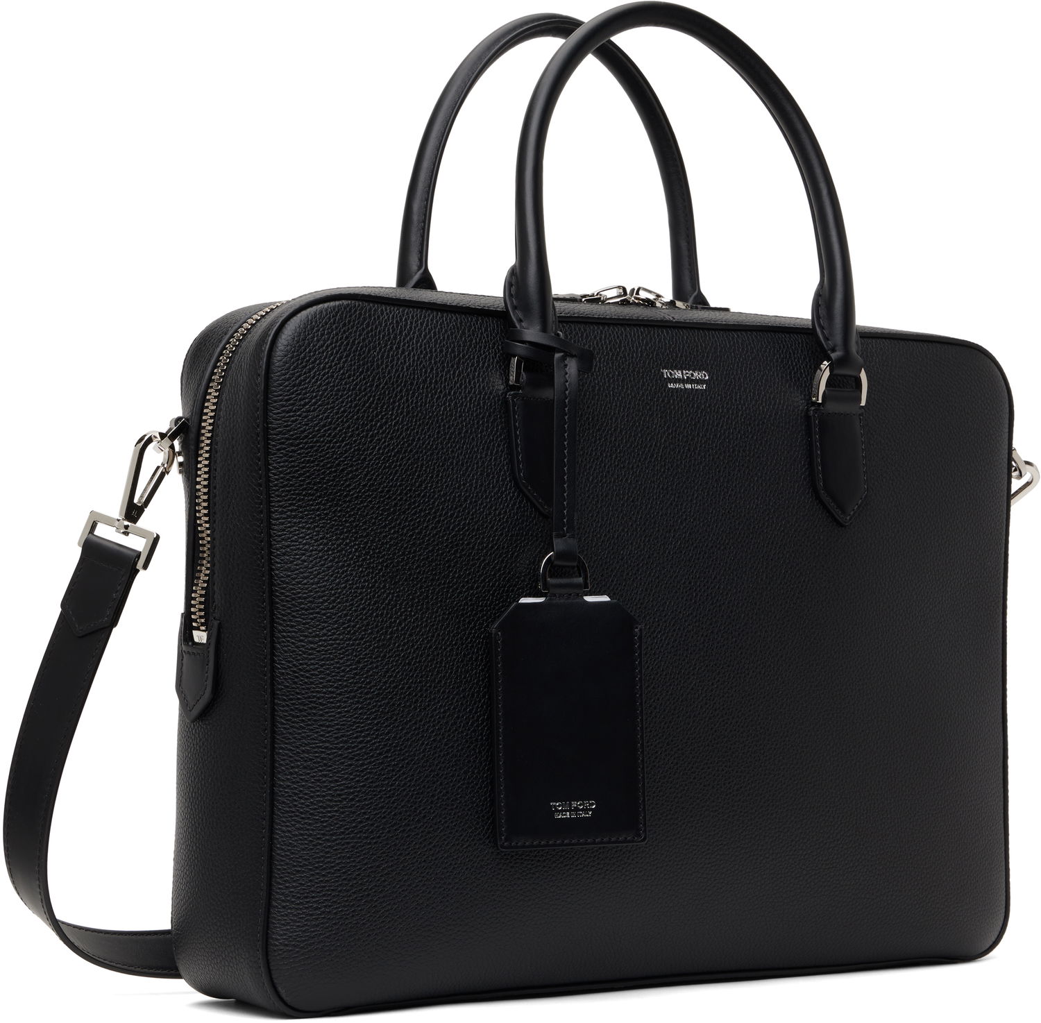 Tygpåse Tom Ford Elliot Leather Briefcase Svart | H0651-LCL213S, 1