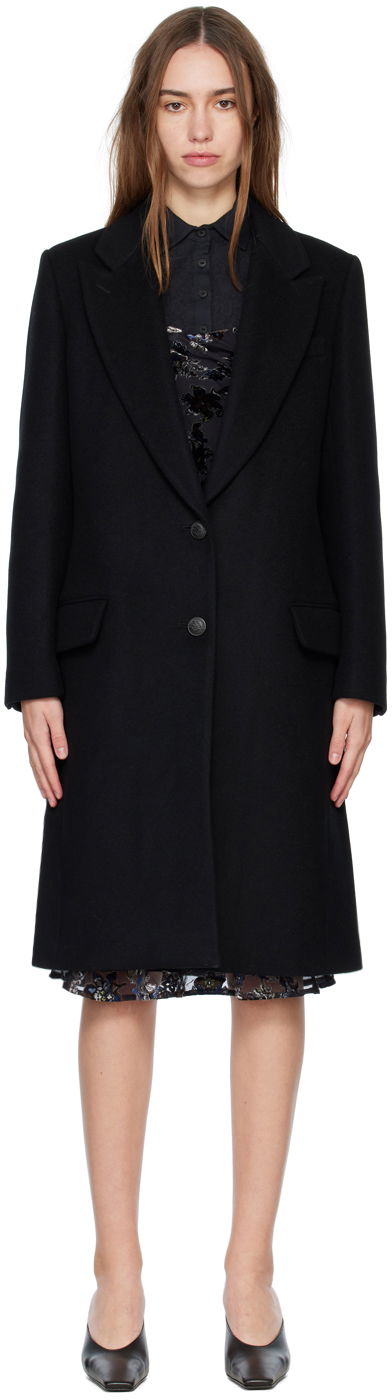 Rockar rag & bone Rag & Bone Wooster Coat Svart | WAW22H2036NA36
