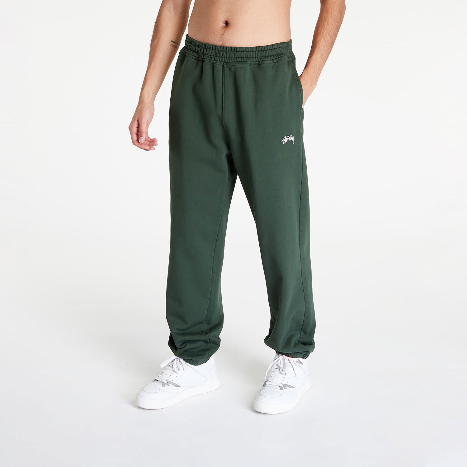 Träningsbyxor Stüssy Stock Logo Pant Grön | 116550 forest, 0