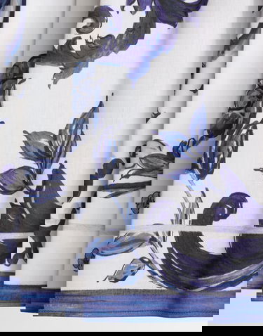 Kjol Dolce & Gabbana Majolica-print Long Cotton Satin Skirt Flerfärgad | I4O19WHS5T2HA3TN, 3