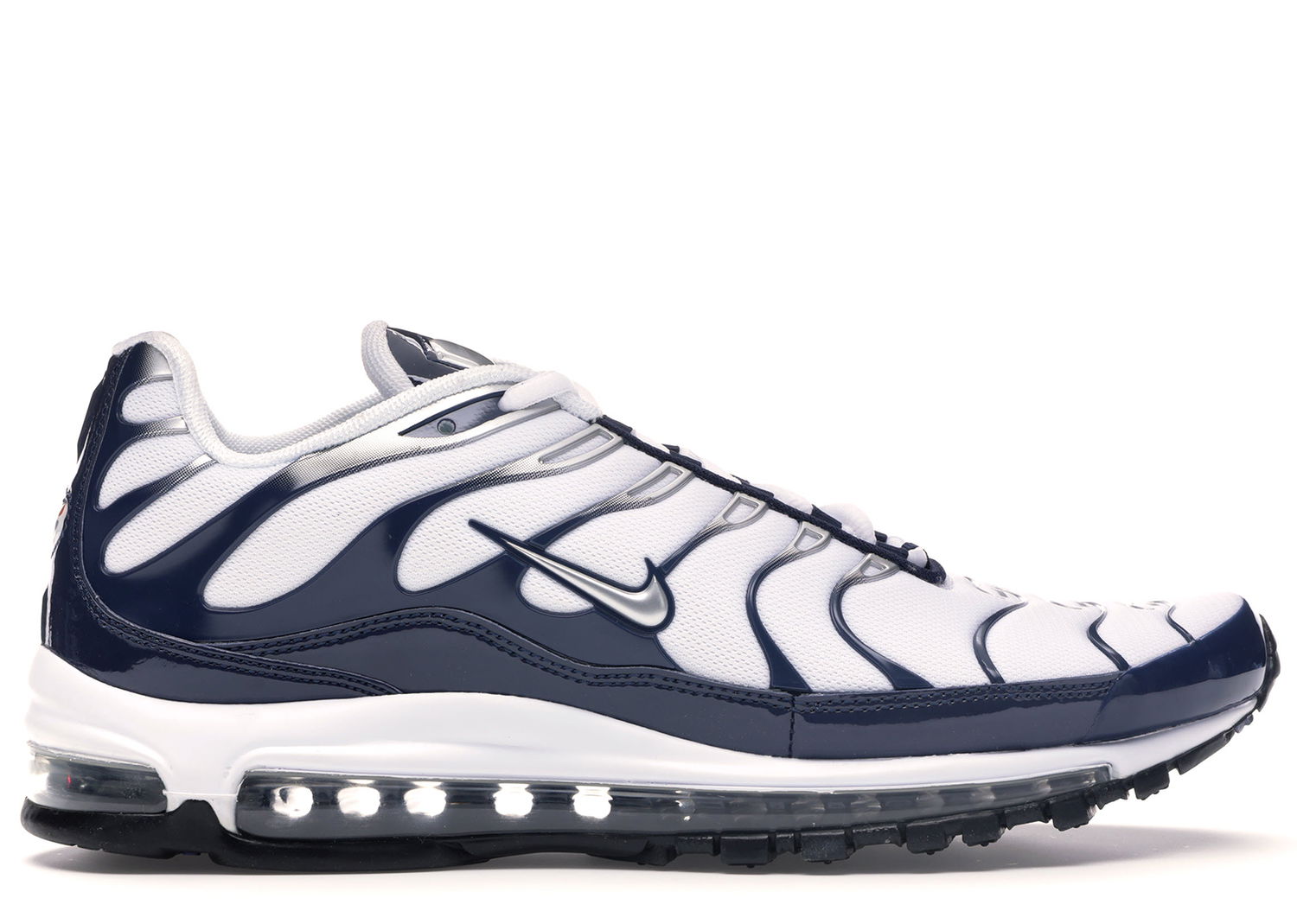 Sneakers och skor Nike Air Max 97 Plus White Navy Mörkblå | AH8144-100, 0