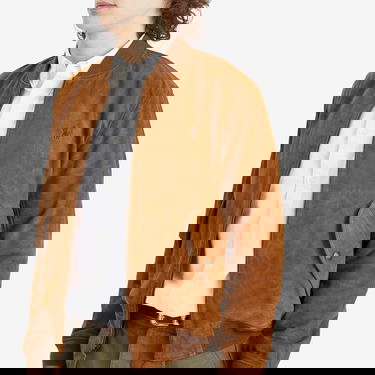 Bomberjacka Polo by Ralph Lauren Ralph Lauren Suede Flight Jacket, Size Large Brun | 710963338001, 5