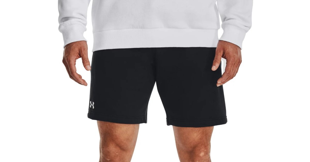 Shorts Under Armour Rival Fleece Shorts Svart | 1379779-001, 1
