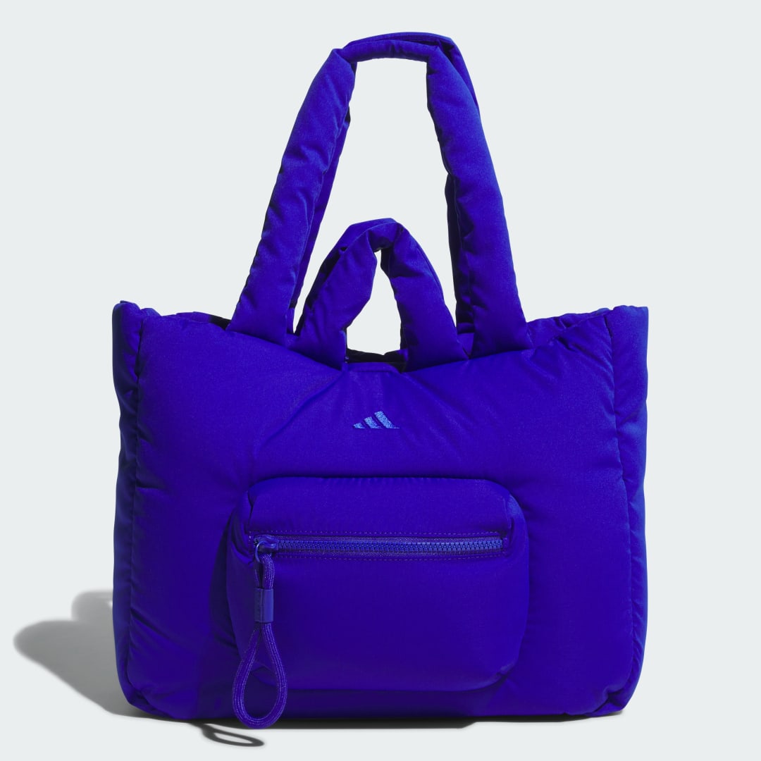 Tygpåse adidas Performance Puffy Tote Bag Blå | JZ4415, 0