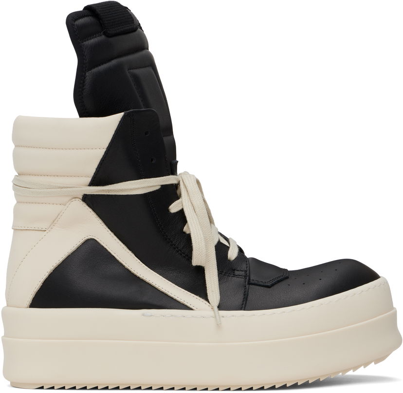 Sneakers och skor Rick Owens Rick Owens Hollywood Mega Bumper Geobasket Svart | RU01E5868 LCO