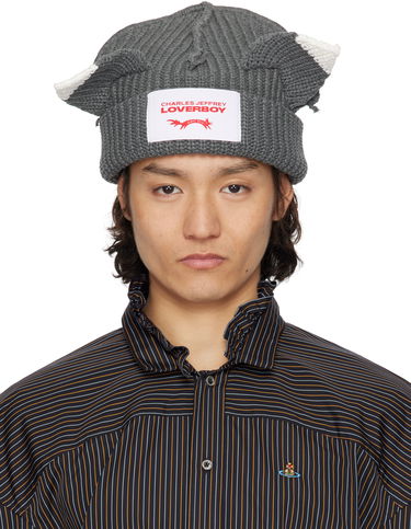 Mössa Charles Jeffrey Loverboy Charles Jeffrey LOVERBOY Chunky Ears Beanie Grå | 54130306, 0
